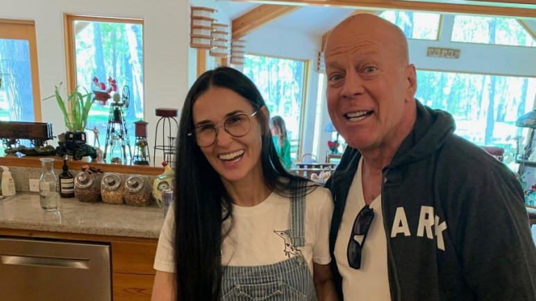 Demi Moore se mudó junto a Bruce Willis debido a su enfermedad